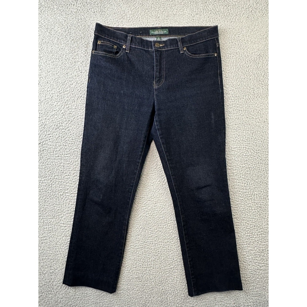 Lauren Ralph Lauren Jeans Womens Size 10 Blue Classic Straight Dark Wash 32x27